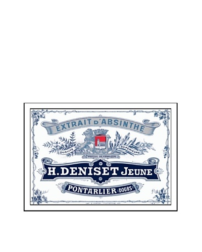 Bonnecaze Absinthe & Cuisine Deniset Jeune Absinthe Distillery Label Print