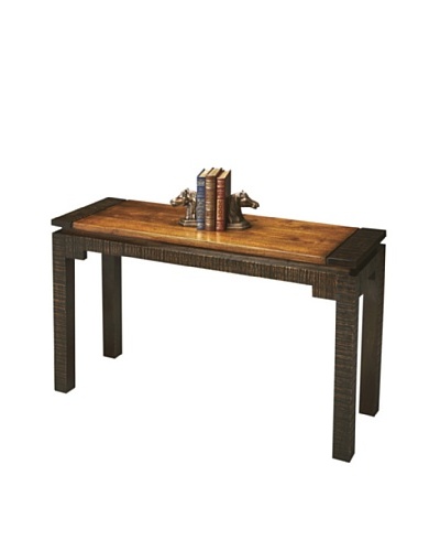 Butler Specialty Company Mountain Lodge Console Table, Natural/Espresso
