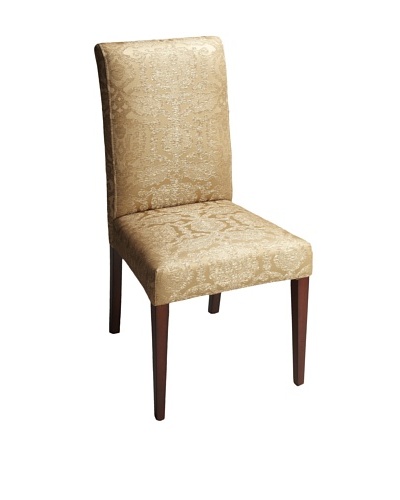 Butler Specialty Company Parsons Chair, Gold Damask