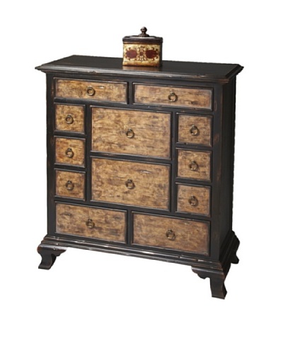 Butler Specialty Company Connoisseur's Drawer Chest, Ebony/MapleAs You See