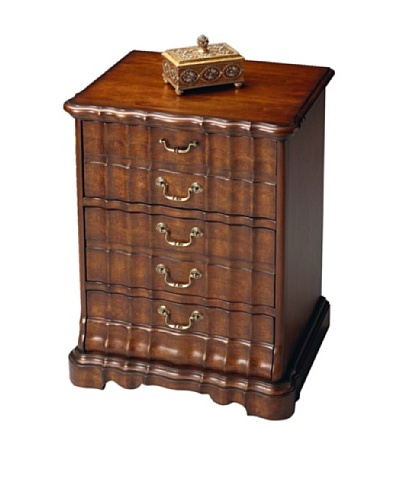 Butler Specialty Company CD/DVD Storage Chest, Plantation Cherry