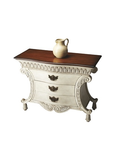 Butler Specialty Company Chest, Alabaster/Maple