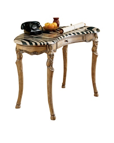 Butler Specialty Company Heritage Writing Desk, Light Wood/Zebra