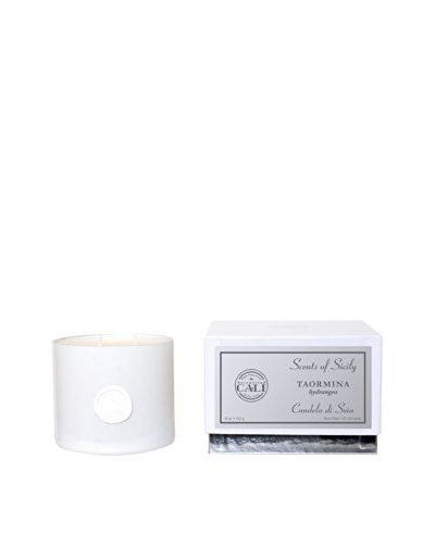 Cali Cosmetics Taormina (Hydrangea) 18-Oz 2-Wick Candle, White