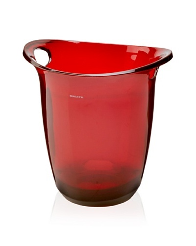 Casa Bugatti Glamour Serving Ice Bucket, Red