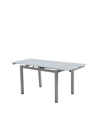 Casabianca Furniture Town Dining Table, Silver