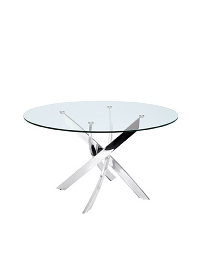 Casabianca Furniture Galaxy Dining Table, Silver
