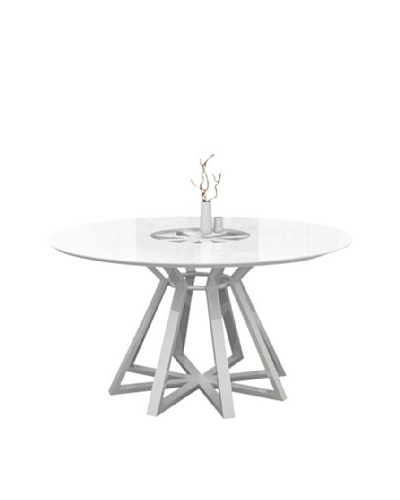 Casabianca Furniture Star Dining Table, White