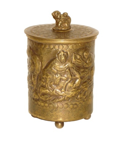 Castilian Monkey Box, Brass