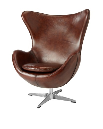 CDI Vintage Leather Copenhagen Chair, Brown