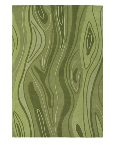 Chandra Inhabit Rug, Green, 5' x 7' 6
