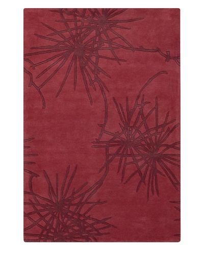 Chandra Counterfeit Studio Hand Tufted Wool Rug [Reds]
