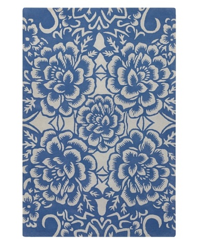 Chandra Counterfeit Studio Hand Tufted Wool Rug [Blue]