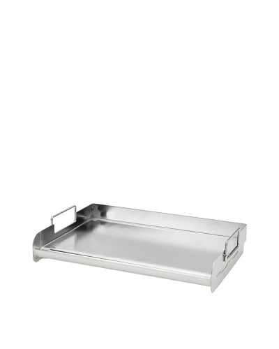 Charcoal Companion Stainless Pro Rectangle Griddle, Silver