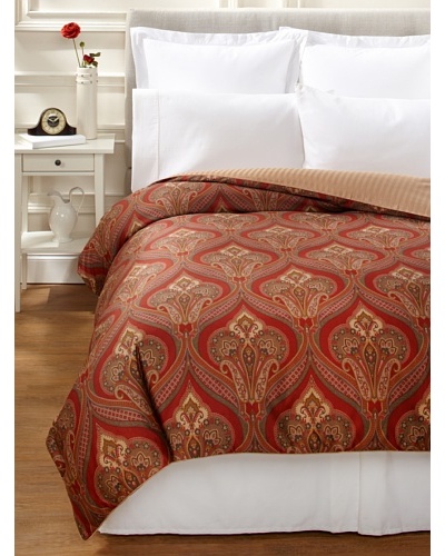 Charisma Paxton Duvet Cover [Red/Beige]