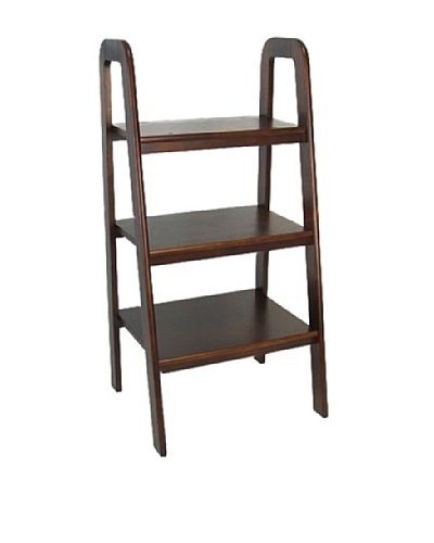Charleston Ladder Stand, Brown