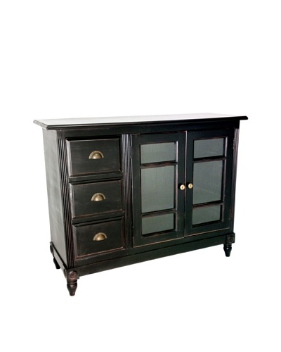 Charleston Country Sideboard, Antique Black