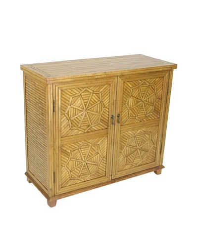 Charleston Bamboo Cabinet, Honey Brown