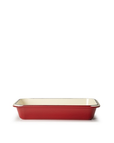 Chasseur 4-Quart Rectangular Gratin Pan [Red]