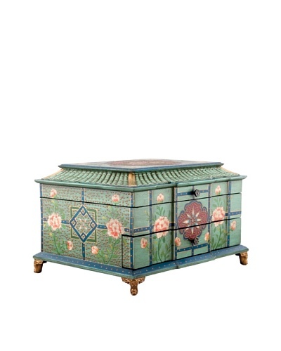 Oriental Danny Turquoise Flatware/Jewelry Box