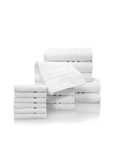 Chortex Irvington 17-Piece Towel Set, White