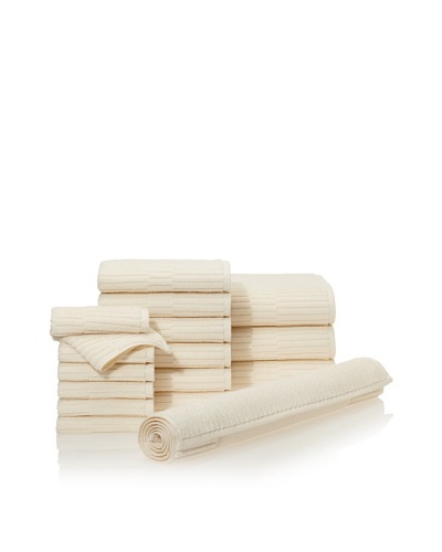 Chortex Oxford 16-Piece Bath Towel Set, Almond