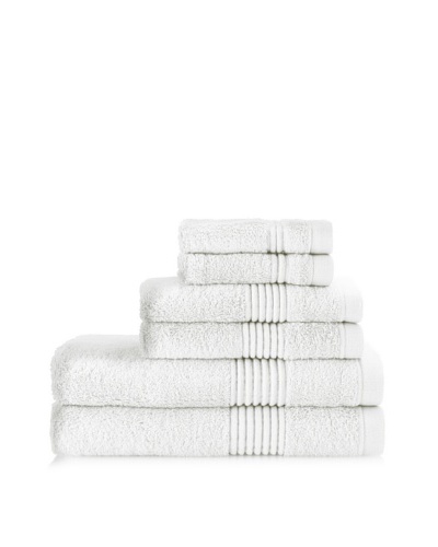 Chortex Ultimate 6-Piece Towel Set, White