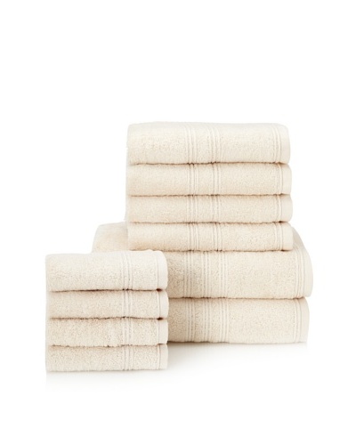Chortex 10-Piece Imperial Bath Towel Set, Vanilla
