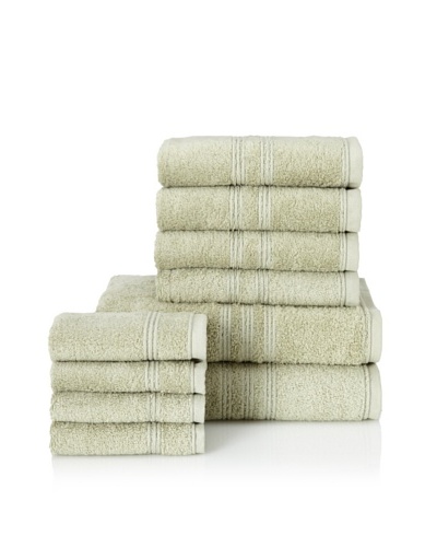 Chortex 10-Piece Imperial Bath Towel Set, Sage