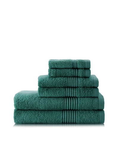 Chortex Ultimate 6-Piece Towel Set, Deep Green