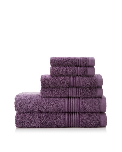 Chortex Ultimate 6-Piece Towel Set, Grape