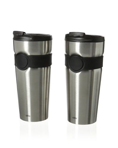 Cilio Premium Set of 2 Travel Mugs