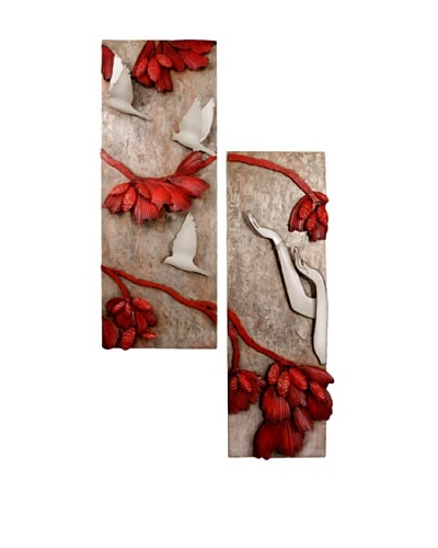 C'Jere Set of 2 Release 3- Dimensional Wall Sculptures