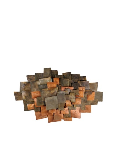 C'Jere by Artisan House Integrate Copper-Plated Steel Wall Sculpture