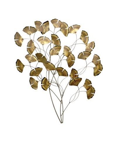 C'Jere by Artisan House Gingko Tree Standard Stainless Steel Wall Sculpture