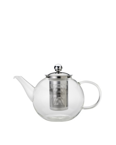 Classic Coffee & Tea Glass Teapot with Infuser, 40-Oz.