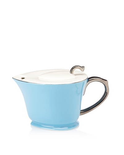 Classic Coffee & Tea Teapot [Turquoise Blue/Platinum]