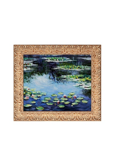 Claude Monet Water Lilies Framed Oil Painting
