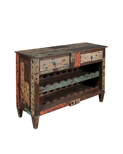 Coast To Coast Reclaimed Accent Chest with Wine Storage