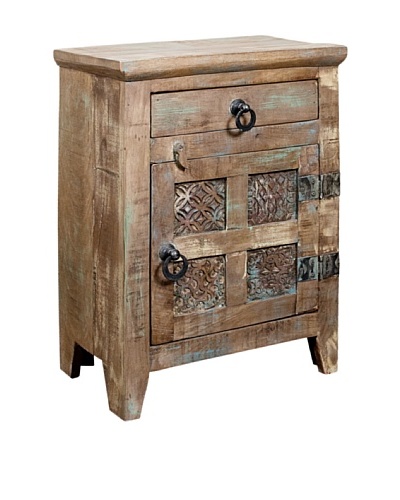 Coast to Coast Single-Door Accent Chest with Drawer, Multi