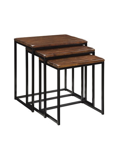 Coast to Coast Nested Tables, Black/Brown