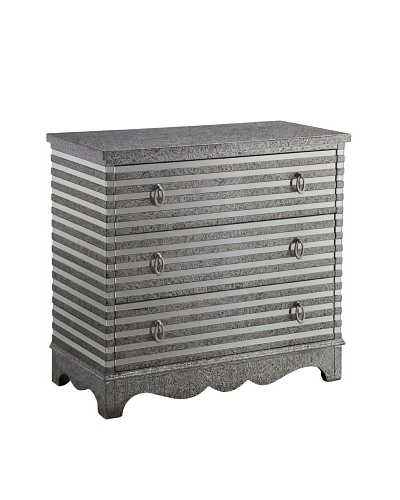 Coast to Coast Sarsdale Silver Three Drawer Chest