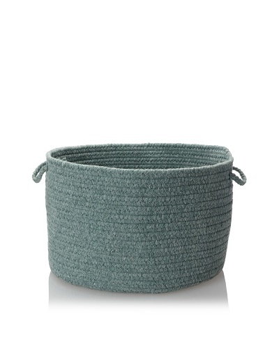 Colonial Mills Soft Solid Storage Baskets, Soft Teal