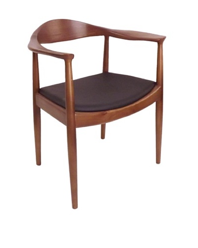 Control Brand DC-604-BROWN The Kennedy Chair In Walnut Finish - Solid Ash Timber