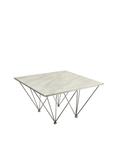 Control Brand Pei Coffee Table, White MarbleAs You See