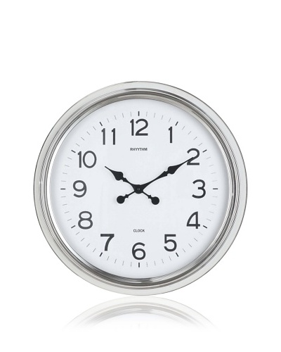 Cooper Classics Wyeth Clock, Shiny NickelAs You See