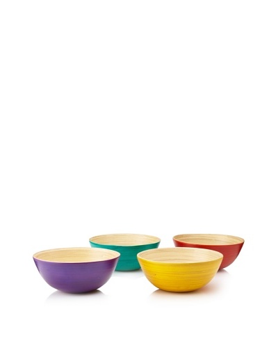 Core Bamboo Set of 4 New Orleans Collection Small Bowls, Assorted