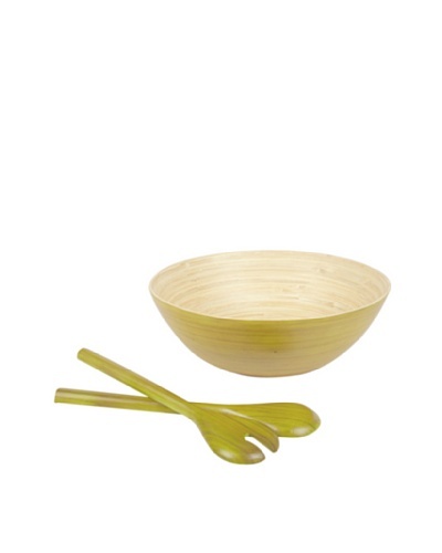 Core Bamboo Modern Round Bowl and Server Set