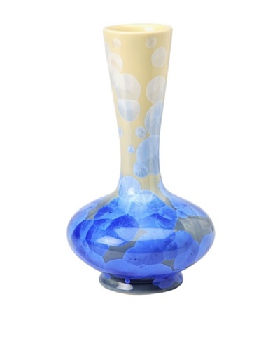 Cosmos Fine Porcelain Vase, Blue
