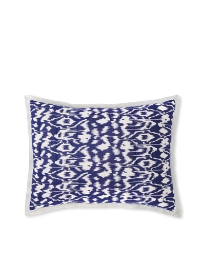 Couleur Nature Ikat Standard Sham, BlueAs You See